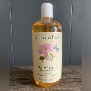 NEW Crabtree and Evelyn SUMMER HILL Bath and Shower Gel 500 ml 16.9 fl oz